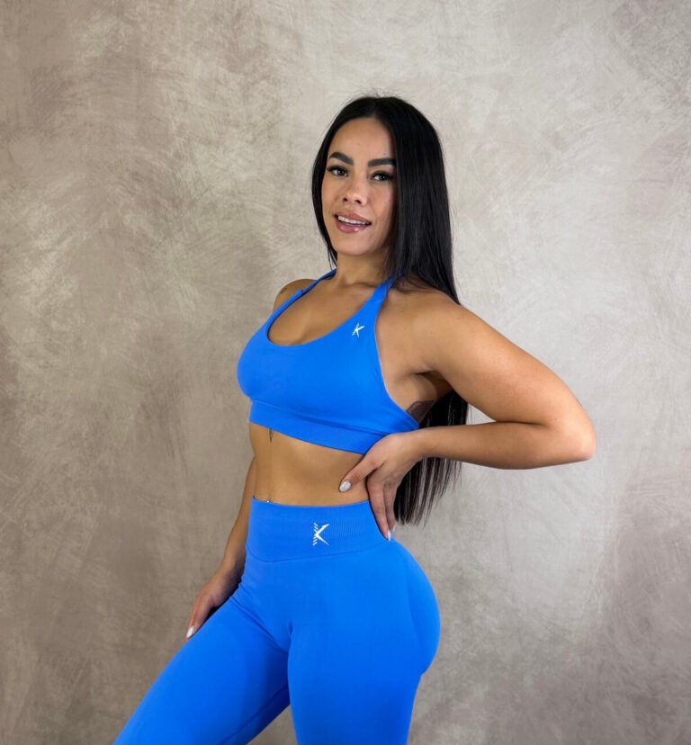 essenza top azzura lateral